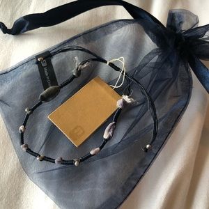 Fabric drawstring bracelet